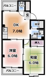 萱島駅 徒歩25分 2階の物件間取画像